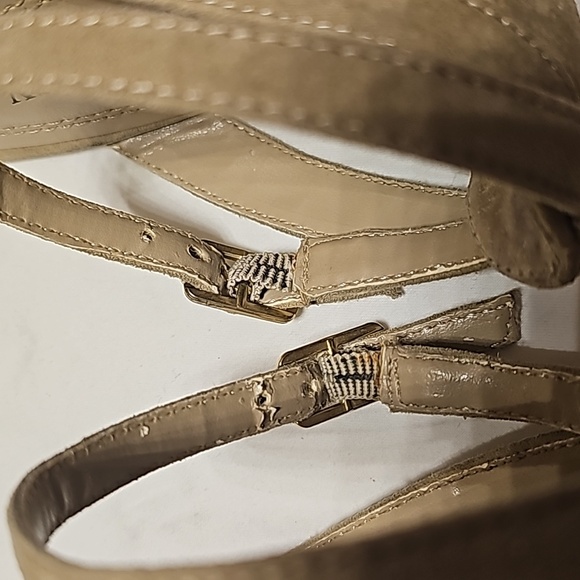 ⬇️Bundle  of 2 for 15$🍁Ellen Tracy Sandals Canvas Wedges Size 7M - Picture 9 of 9